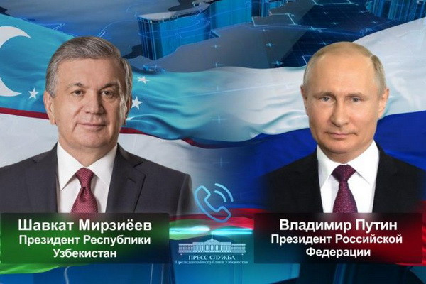 Presidents of Uzbekistan and Russia discuss current issues of bilateral cooperation
