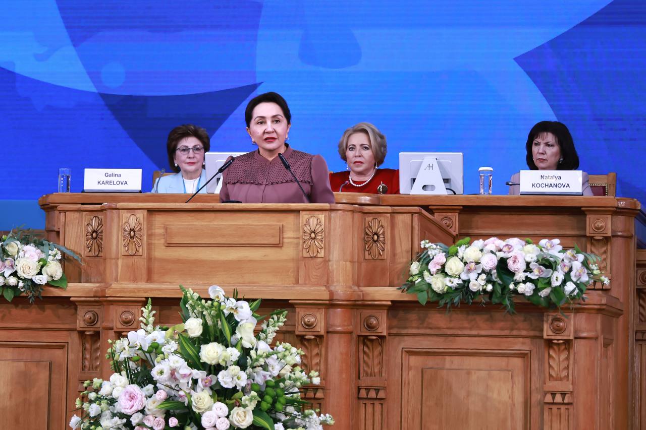 Uzbek delegation led by Senate chair participates in IV Eurasian Women’s Forum