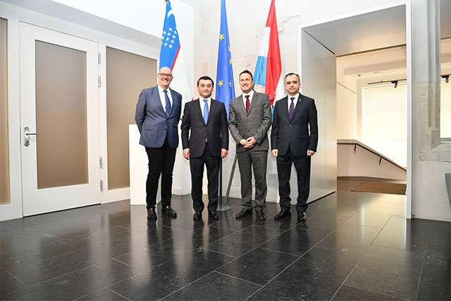 Uzbek Foreign Minister Meets with Luxembourg’s Minister of Foreign Affairs Xavier Bettel