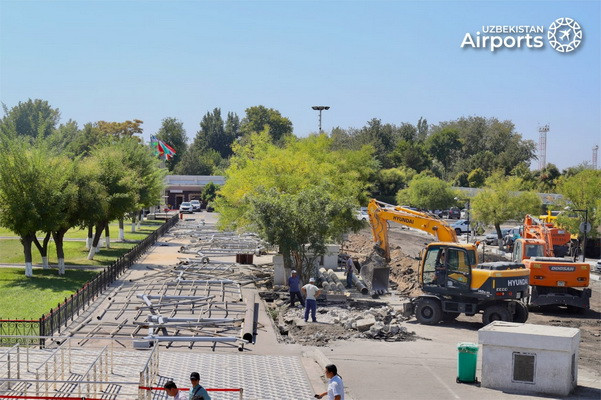 Parking lots are being reconstructed at Tashkent airport: the number of parking spaces to double