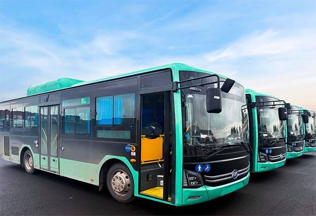 Jizzaxga shahar yo'nalishlari uchun o'nta yangi ANKAI avtobuslari yetib keldi