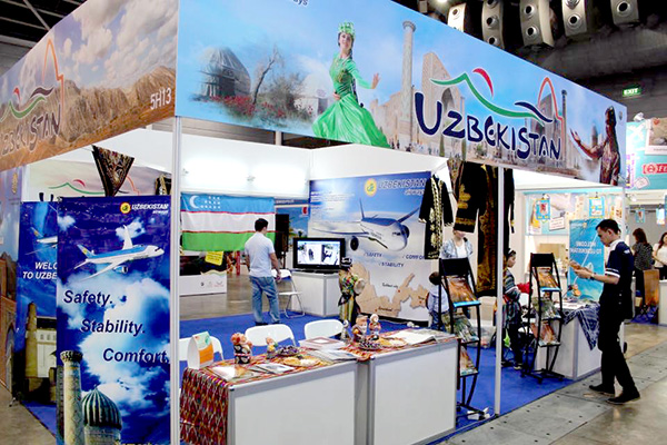 Uzbekiston Havo Yollari takes part in tourist exhibition in Singapore