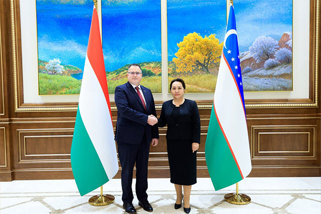 Tanzila Narbayeva discusses Uzbekistan-Hungary cooperation with László Windisch