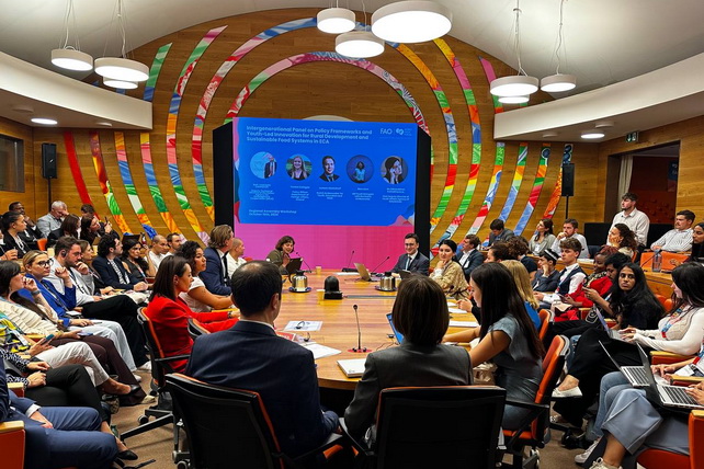 Uzbek youth at the heart of the World Food Forum in Rome
