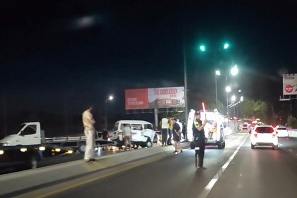 A traffic accident occurred in Chilanzar district
