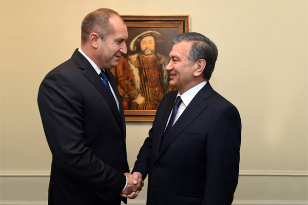President of Uzbekistan meets with President of Bulgaria