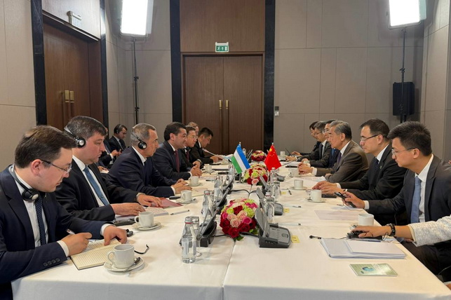 Saidov and Wang Yi discuss deepening strategic partnership between Uzbekistan and China