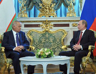Presidents of Uzbekistan and Russia discuss intl issues