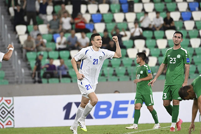 Сборная Узбекистана обыграла Туркменистан в матче CAFA Nations Cup со счетом 2:1