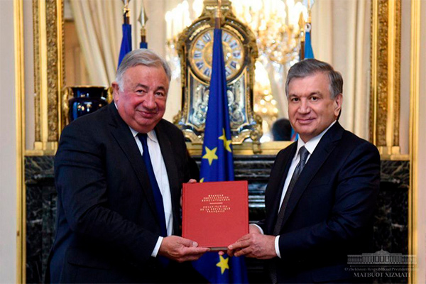 Ўзбекистон Президенти Франция Сенати Раиси билан учрашди