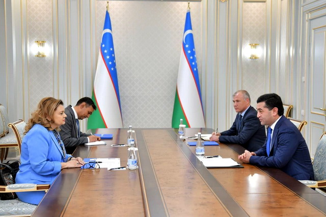 Bahktiyоr Saidov hosts UNFPA Representative in Uzbekistan