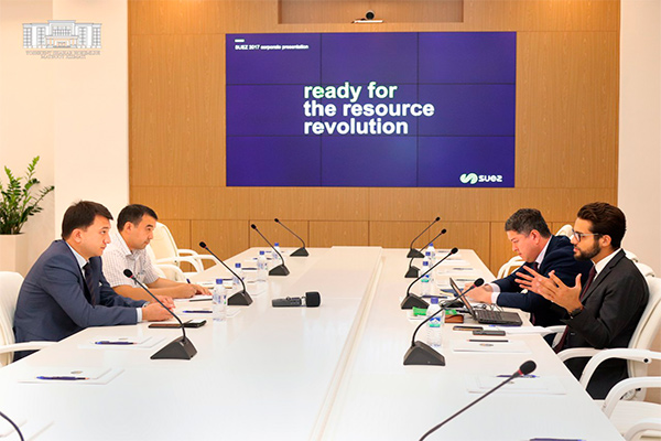 Французскую компанию SUEZ заинтересовало сотрудничество с Ташкентом