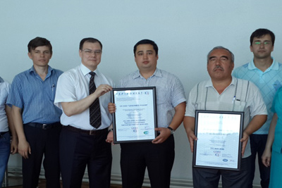 UZGERMED PHARM получил сертификаты ISO 9001 и GMP