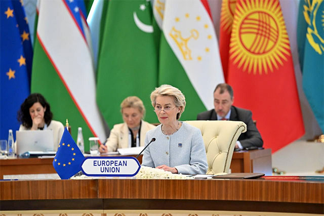 Урсула фон дер Ляйен анонсировала стратегическое партнёрство ЕС и Центральной Азии