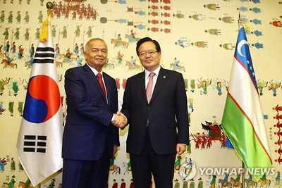 Uzbek leader meets with South Korean National Assembly Speaker