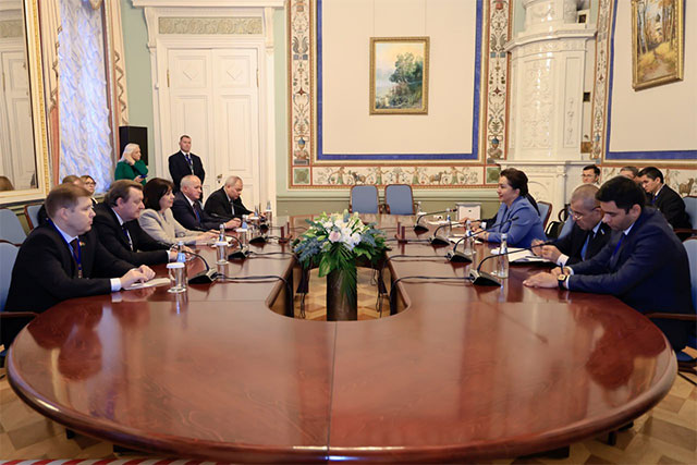 Senate chairperson meets with chairperson of the Council of the Republic of Belarus