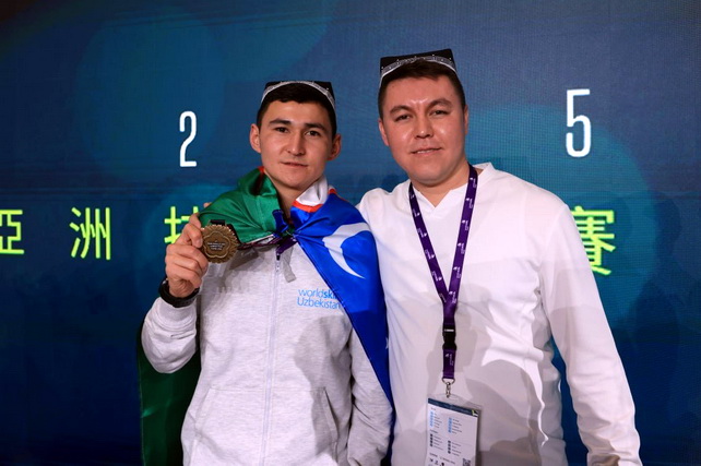 Узбекистанский ученик удостоен награды «Гордость нации» на конкурсе «WorldSkills Asia Taipei 2025»