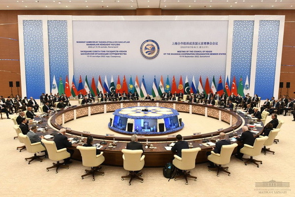 President of Uzbekistan addresses an expanded Meeting of the Council of Heads of State of the SCO