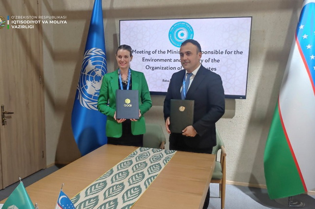 O‘zbekiston yashil iqtisodiyotga o‘tishni qo‘llab-quvvatlash uchun KOICAdan 6,5 million dollarlik grant jalb qilmoqda