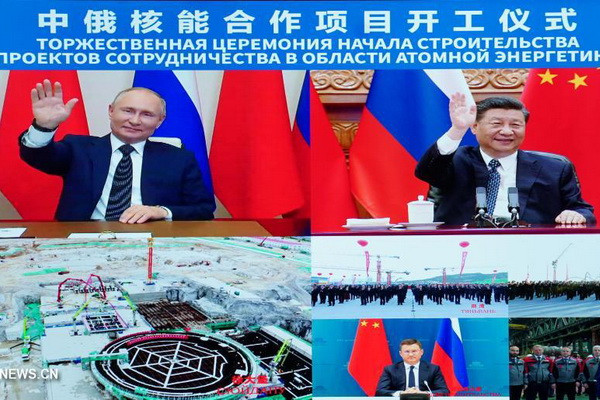 Xi, Putin witness launch of joint nuclear energy project, high-quality China-Russia cooperation boosted