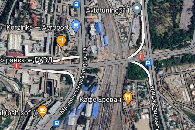Мост, ведущий к аэропорту Ташкента, временно закрыт