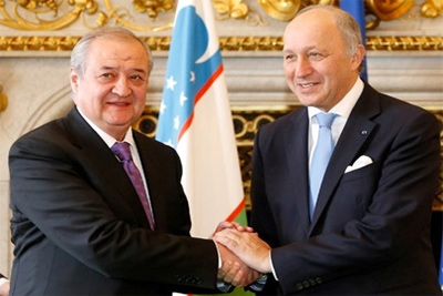 Uzbek, French FMs hold negotiations in Paris