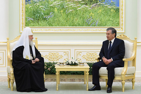President of Uzbekistan receives Patriarch Kirill