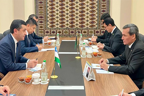 Uzbek, Turkmen FMs hold talks