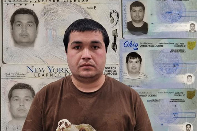 В США узбекистанца задержали за ДТП с пятью водительскими правами