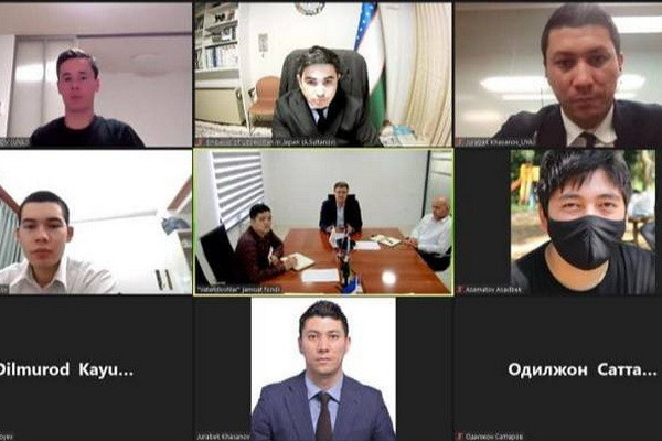 An online meeting was held between representatives of the Vatandoshlar Public Foundation and the Youth Association of Uzbekistan in Japan