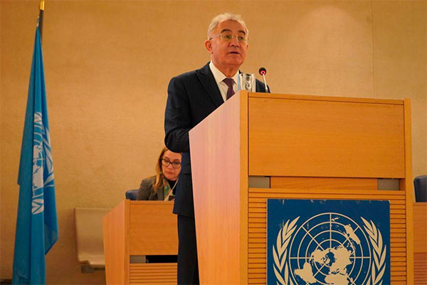 A delegation of Uzbekistan takes part in high-level segment of the UN Human Rights Council session