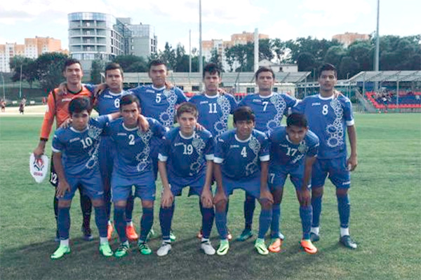 Сборная Узбекистана U-18 провела сборы в Беларуси