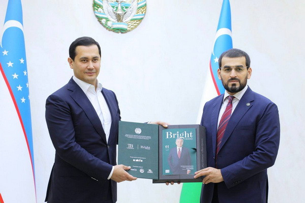 Sardor Umurzakov heads the editorial board of the magazine "Bright Uzbekistan"