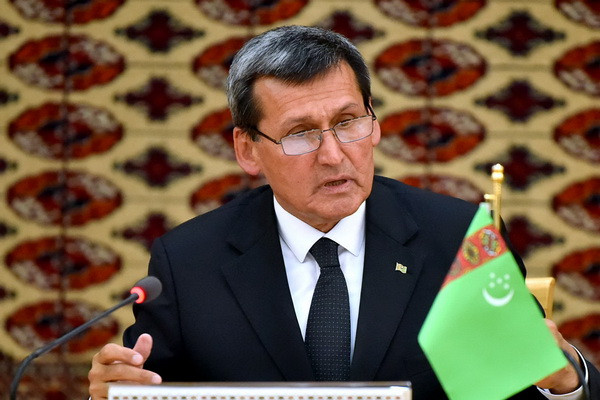 Minister of Foreign Affairs of Turkmenistan was awarded with the Dustlik Order