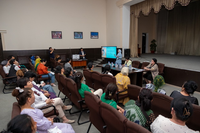 A series of training seminars for women entrepreneurs was held in Tashkent region