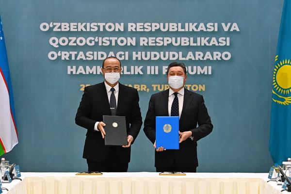 III Forum of interregional cooperation of Kazakhstan and Uzbekistan takes place in Turkestan