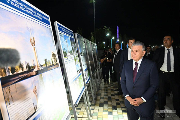 President visits "Yangi Uzbekiston" residential complex in Ferghana