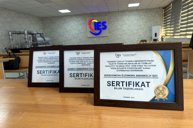 Winners Announced for Thermal Power Plants JSC Scholarship Program