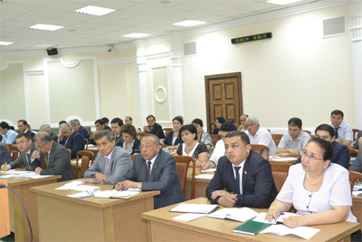 Milliy Tiklanish faction discuss issues of improving control over execution of budget legislation