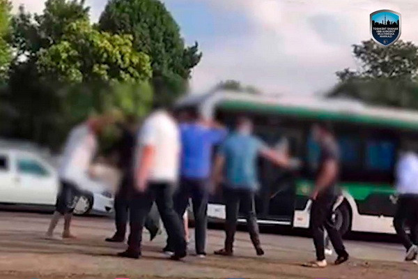A conflict between a group of men takes place in Uzbek capital