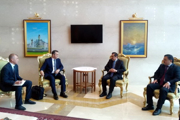 Gairat Fozilov holds a meeting with the Deputy Minister of Foreign Affairs of Tajikistan