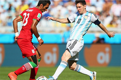 World Cup: Argentina defeats Iran thanks to Messi goal
