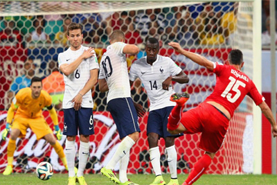 World Cup: France stuns Switzerland