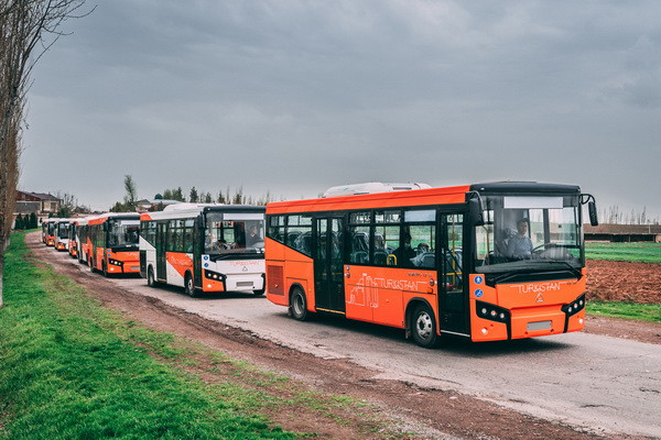SAZ LE60 Самаркандского автомобильного завода пополнили автобусный парк Казахстана
