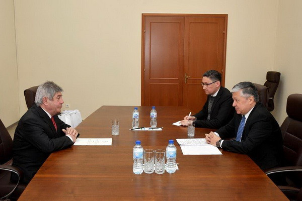 A meeting was held at the Ministry of Foreign Affairs with the Ambassador of Azerbaijan