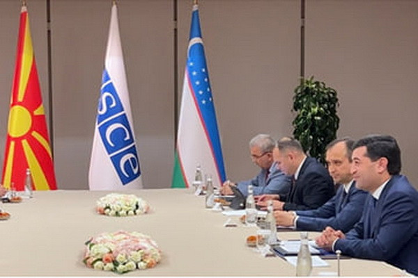 Uzbek FM meets with the OSCE Chairman-in-Office, Minister of Foreign Affairs of North Macedonia