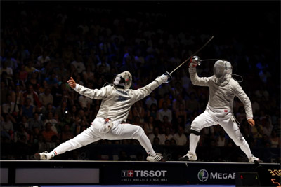 Dongju Kim and Leonie Ebert win gold medals of World Fencing Championships