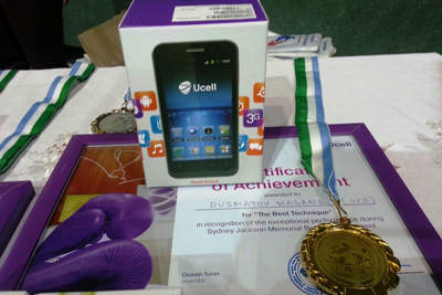 Ucell supports organization of boxing tournament