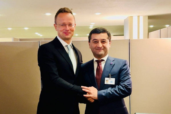 Bakhtiyor Saidov meets with the Minister of Foreign Affairs and Trade of Hungary