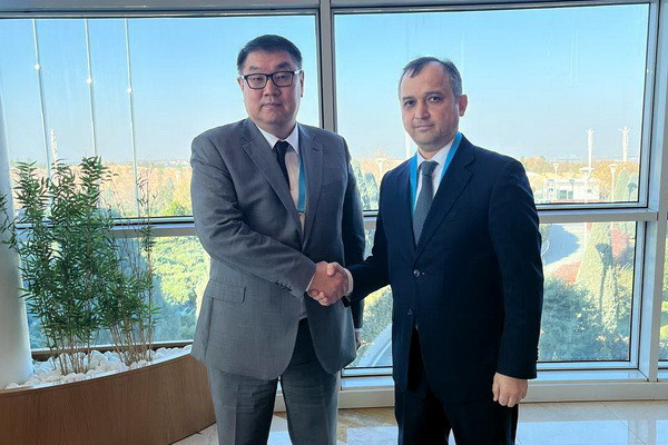 Gairat Fozilov holds a meeting with the Deputy Minister of Foreign Affairs of the Kyrgyz Republic